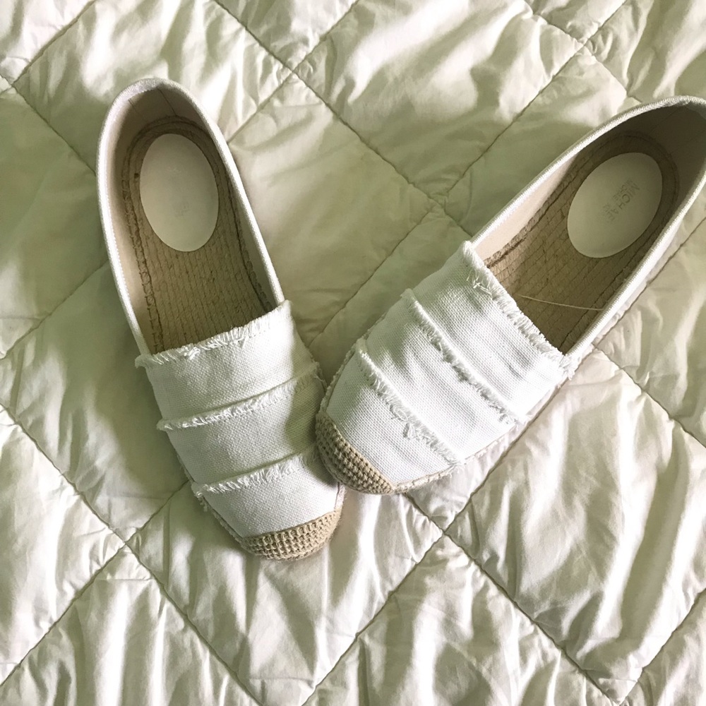 Michael Kors White Espadrilles